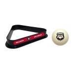University of Georgia Cue Ball & Ball Rack