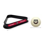 University of Georgia Cue Ball & Ball Rack