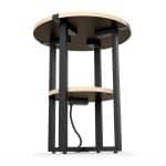 University of Georgia Side Table with Charger 8 University of Georgia Side Table with Charger