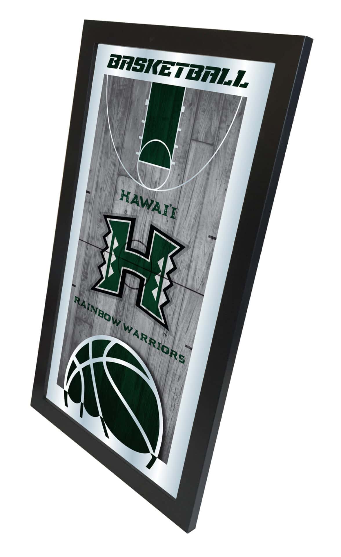 University of Hawaii 15x26 Basketball Wall Mirror 2 University of Hawaii 15x26 Basketball Wall Mirror - Image 2