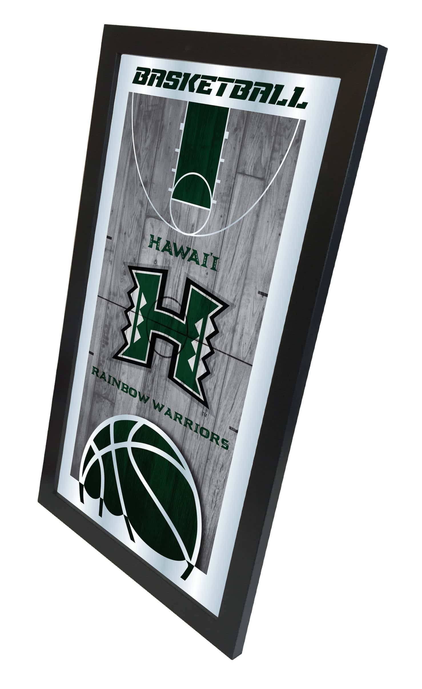 University of Hawaii 15x26 Basketball Wall Mirror 5 University of Hawaii 15x26 Basketball Wall Mirror