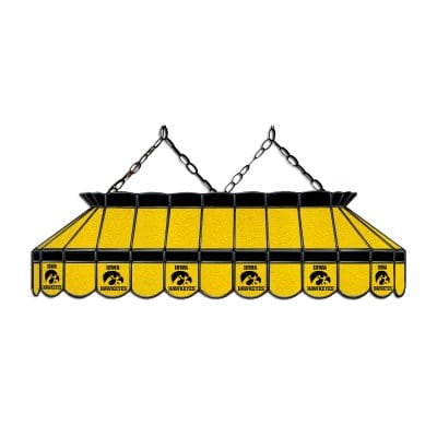 University of Iowa 40-inch Glass Lamp