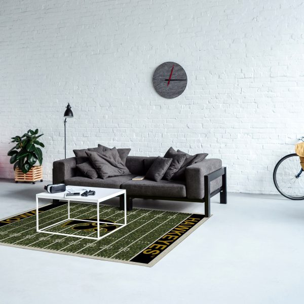 University of Iowa 4x6 Homefield Rug 1