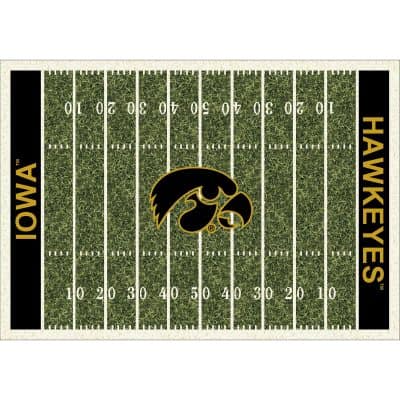 University of Iowa 6x8 Homefield Rug