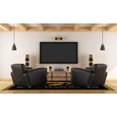 University of Iowa 6x8 Spirit Rug