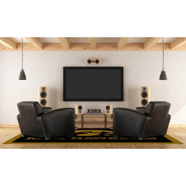 University of Iowa 6x8 Spirit Rug