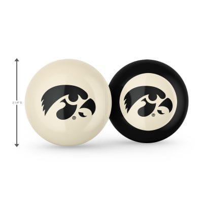 University of Iowa Cue Ball & 8 Ball