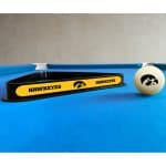 University of Iowa Cue Ball & Ball Rack 6 University of Iowa Cue Ball & Ball Rack