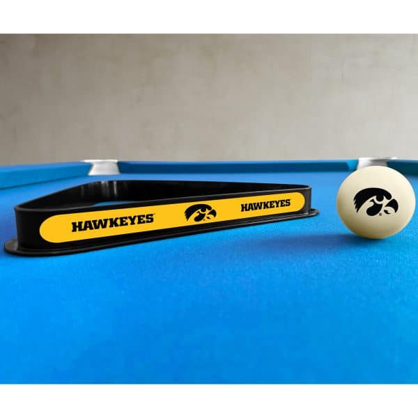 University of Iowa Cue Ball Ball Rack 2