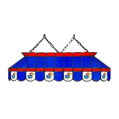 University of Kansas 40-inch Glass Lamp