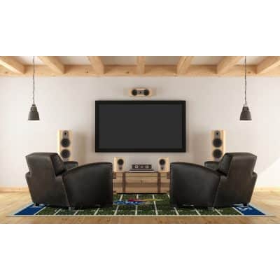 University of Kansas 6x8 Homefield Rug