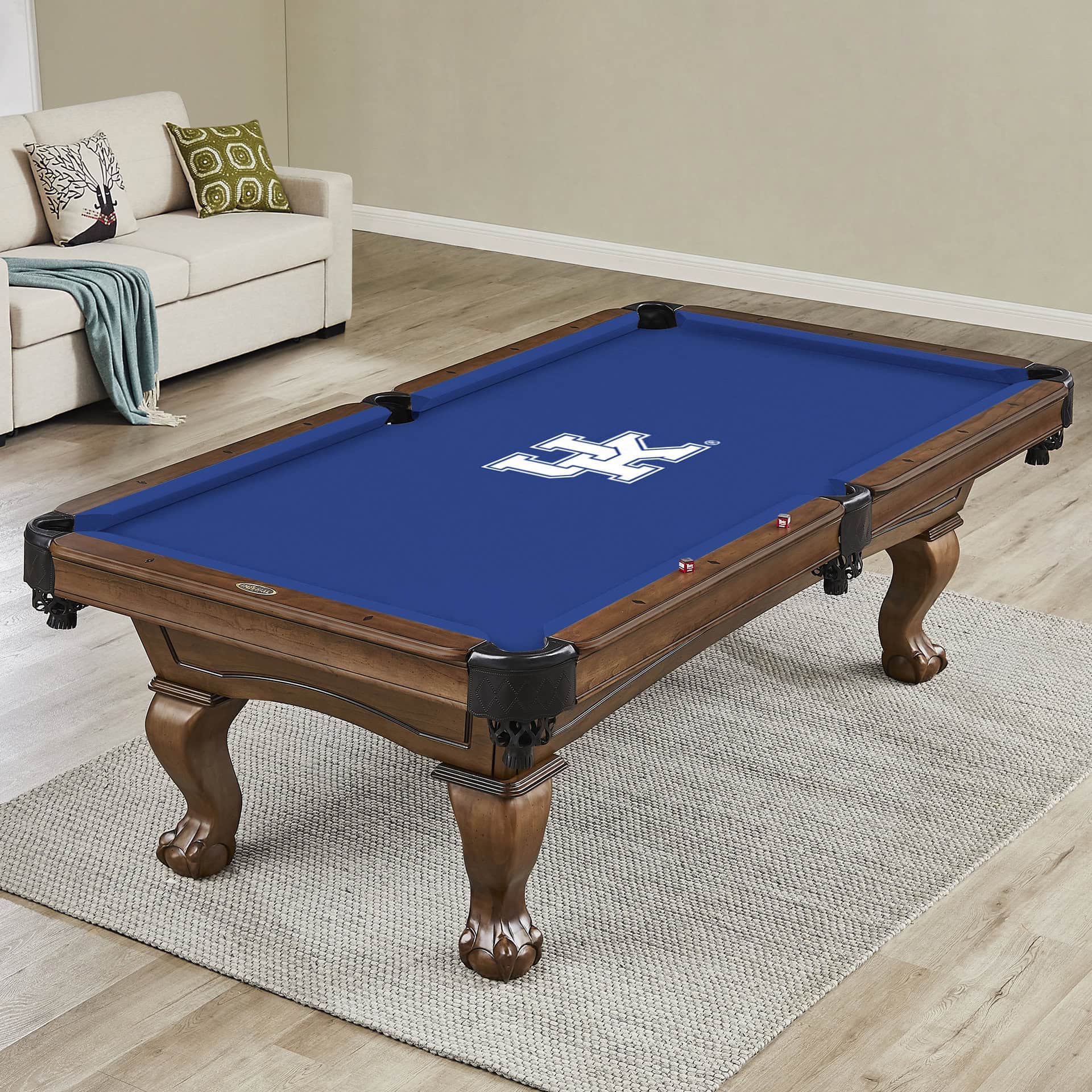 University of Kentucky 8' Pool Table Cloth 2 University of Kentucky 8' Pool Table Cloth - Image 2