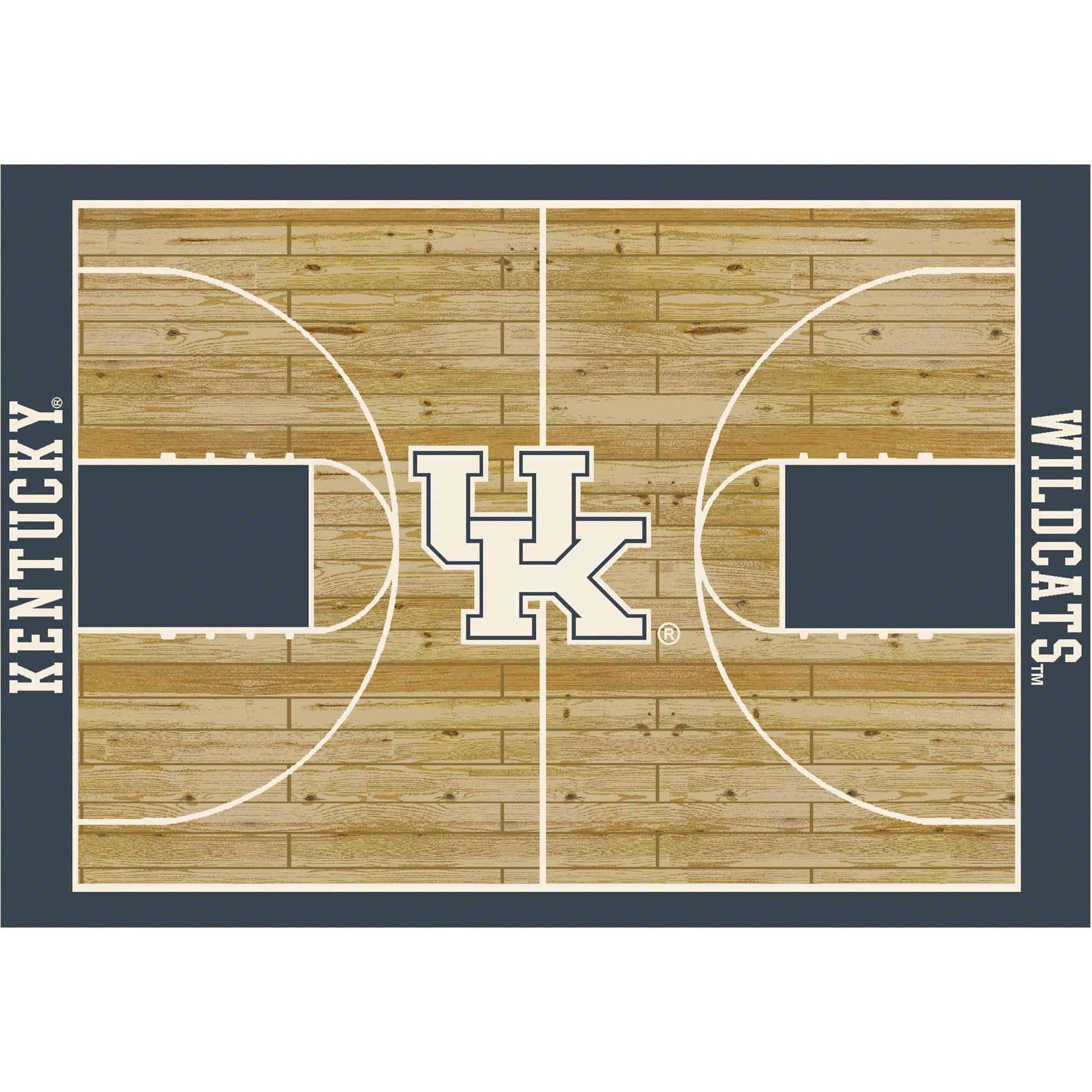 University of Kentucky 8x11 Courtside Rug 1 University of Kentucky 8x11 Courtside Rug