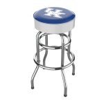 University of Kentucky Chrome Bar Stool 12 University of Kentucky Chrome Bar Stool