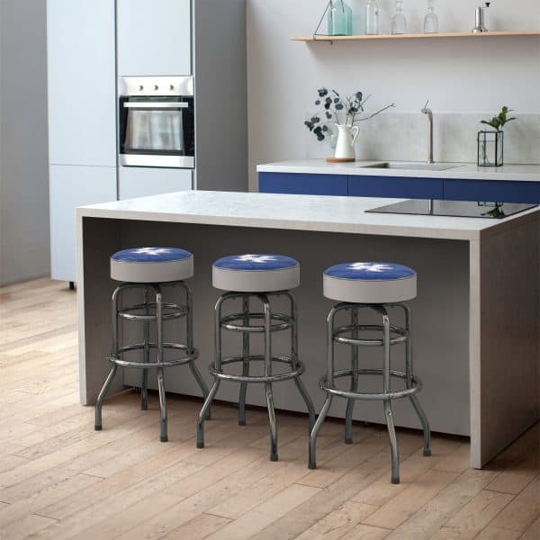 University of Kentucky Chrome Bar Stool 6
