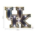 University of Kentucky Lighted Recycled Metal Sign 6 University of Kentucky Lighted Recycled Metal Sign