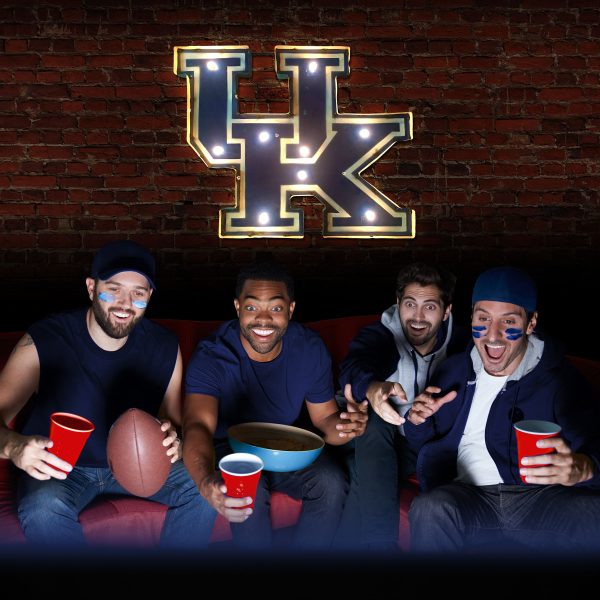 University of Kentucky Lighted Recycled Metal Sign