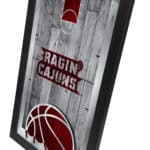 University of Louisiana at Lafayette 15x26 Basketball Wall Mirror