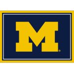 University of Michigan 3x4 Area Rug 5 University of Michigan 3x4 Area Rug
