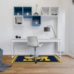 University of Michigan 3x4 Area Rug 8 University of Michigan 3x4 Area Rug