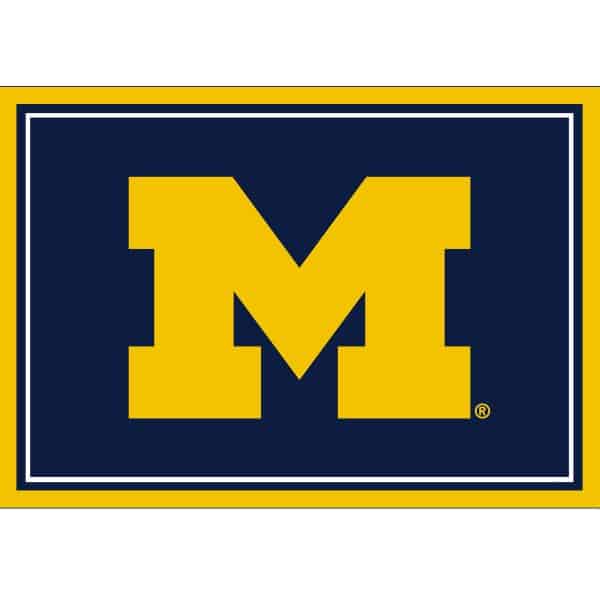 University of Michigan 3x4 Area Rug