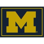 University of Michigan 4x6 Spirit Rug