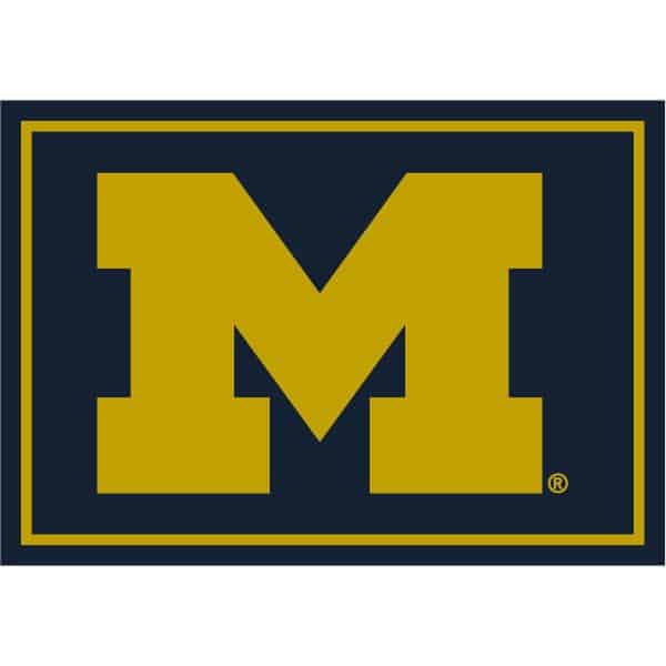 University of Michigan 4x6 Spirit Rug