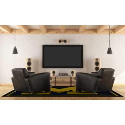 University of Michigan 6x8 Spirit Rug