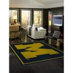 University of Michigan 8x11 Spirit Rug 4 University of Michigan 8x11 Spirit Rug