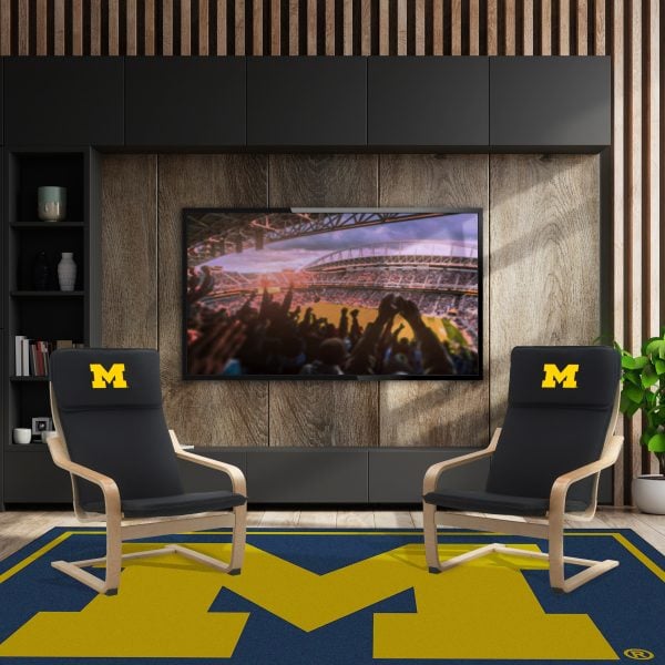 University of Michigan Bentwood Adult Chair 4