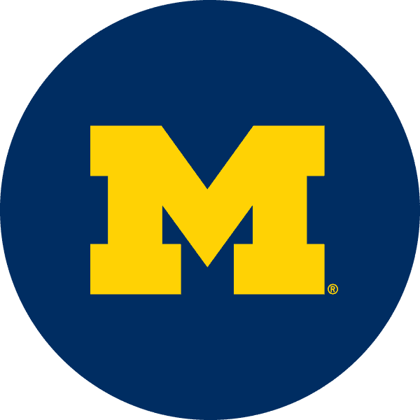 University of Michigan Chrome Bar Stool 3