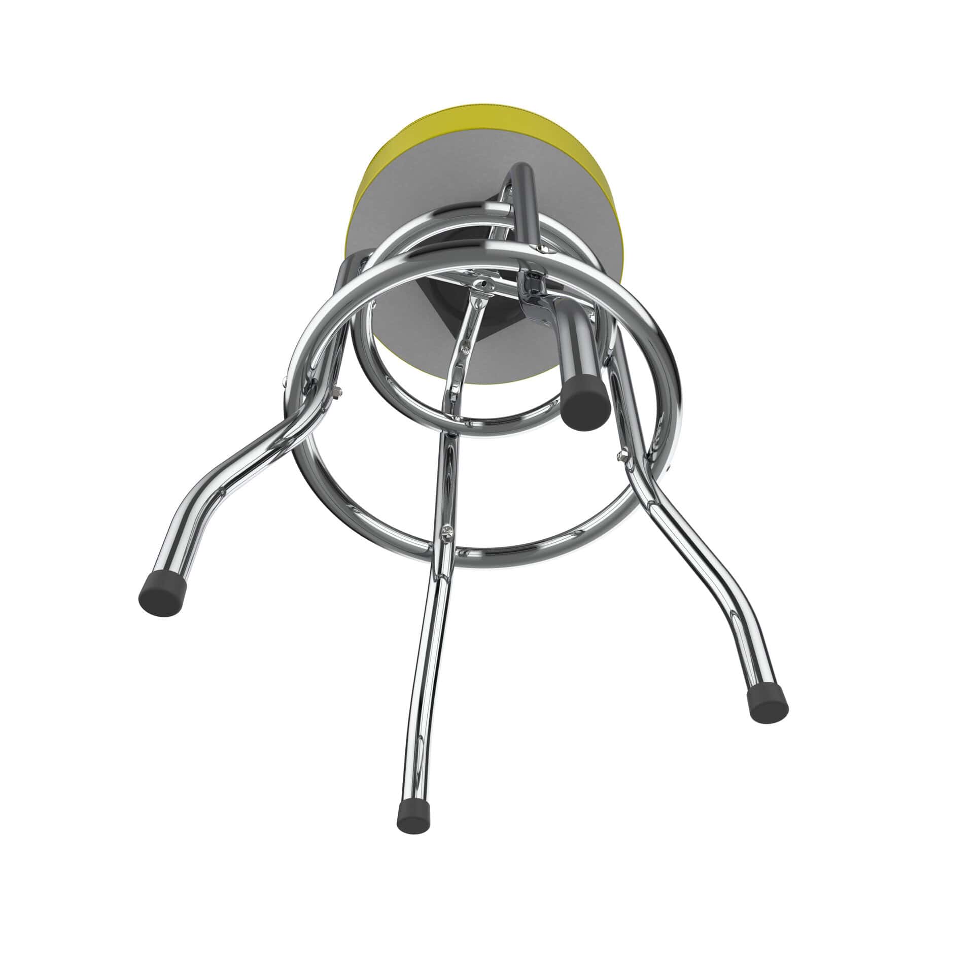 University of Michigan Chrome Bar Stool 7 University of Michigan Chrome Bar Stool - Image 7