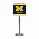 University of Michigan Chrome Lamp 9 University of Michigan Chrome Lamp