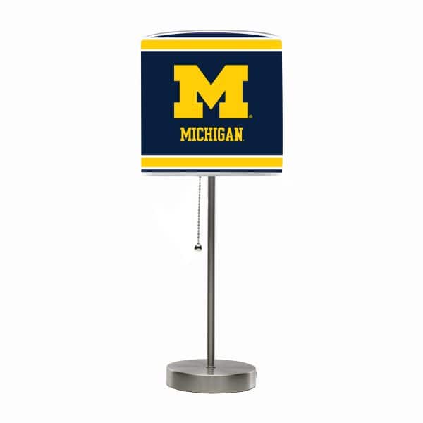 University of Michigan Chrome Lamp 3