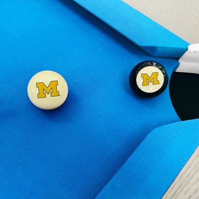 University of Michigan Cue Ball & 8 Ball