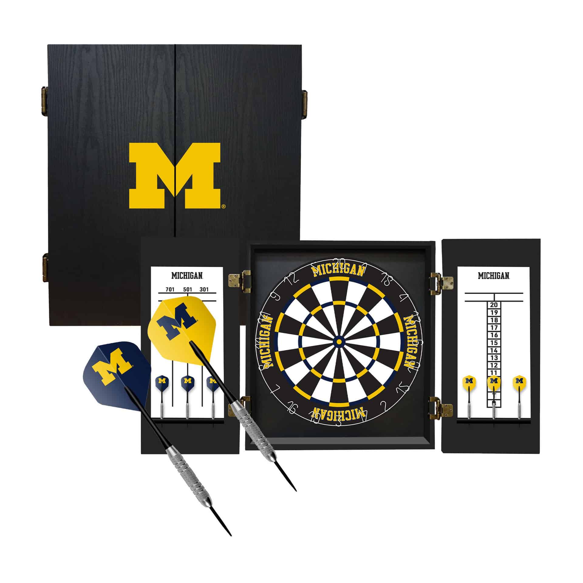 University of Michigan Fan's Choice Dartboard Set 2 University of Michigan Fan's Choice Dartboard Set - Image 2