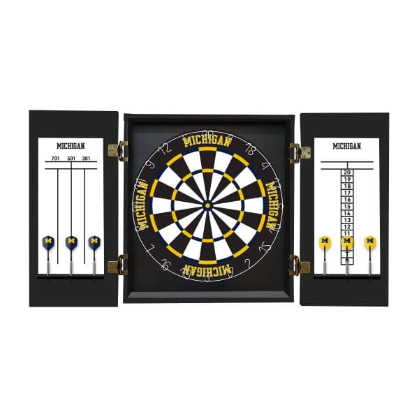University of Michigan Fans Choice Dartboard Set 5