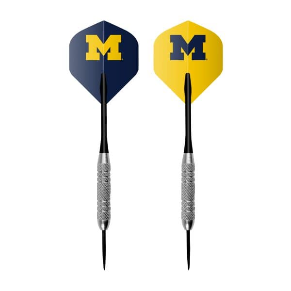 University of Michigan Fans Choice Dartboard Set 6