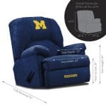 University of Michigan GM Recliner 7 University of Michigan GM Recliner