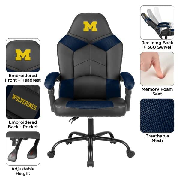 University of Michigan Oversized Office Chair 1