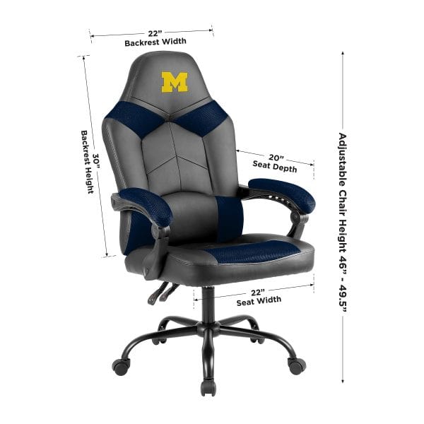 University of Michigan Oversized Office Chair 4