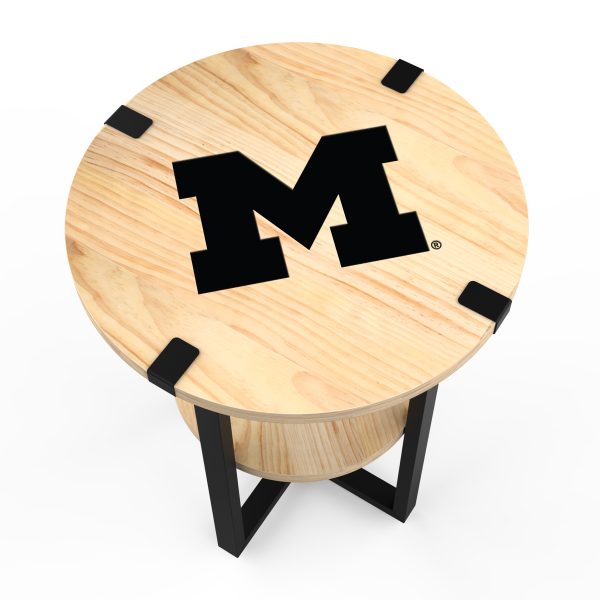 University of Michigan Side Table with Charger 5