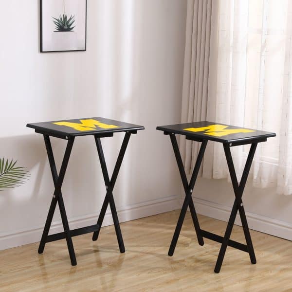 University of Michigan TV Trays WStand 2