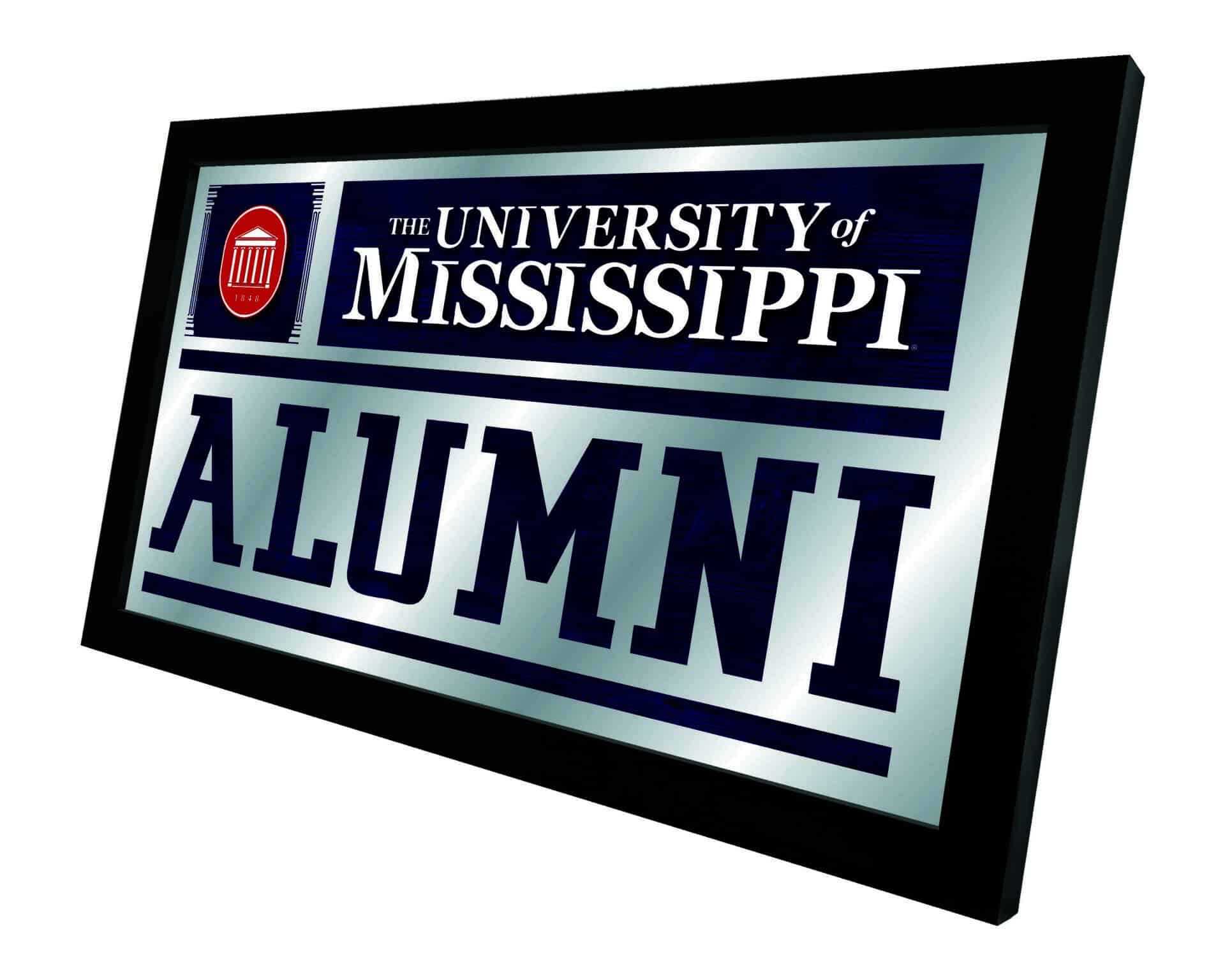 University of Mississippi 26x15 Alumni Wall Mirror 2 University of Mississippi 26x15 Alumni Wall Mirror - Image 2