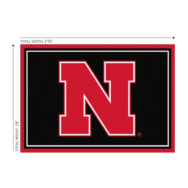 University of Nebraska 3x4 Area Rug 3