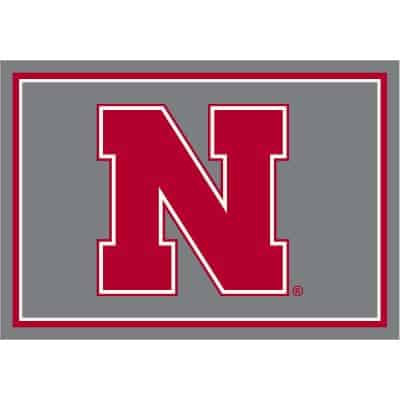 University of Nebraska 4x6 Spirit Rug