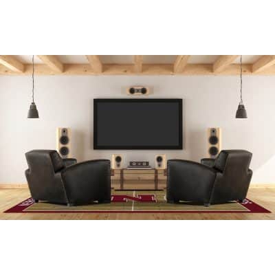 University of Nebraska 6x8 Courtside Rug