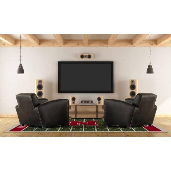 University of Nebraska 6x8 Homefield Rug 1