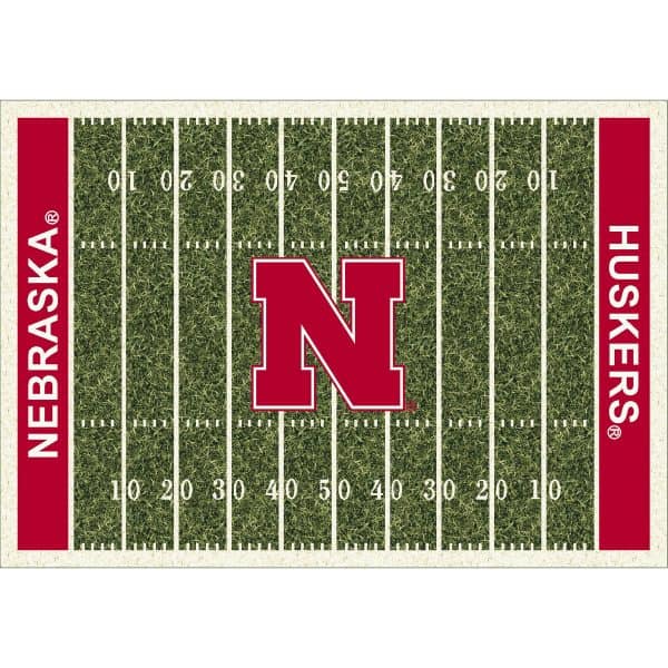 University of Nebraska 6x8 Homefield Rug