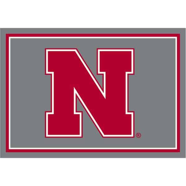University of Nebraska 8x11 Spirit Rug 1